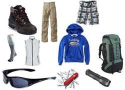 outdoorartikelen, wandelschoenen, rugzakken, softshell jassen, afritsbroeken