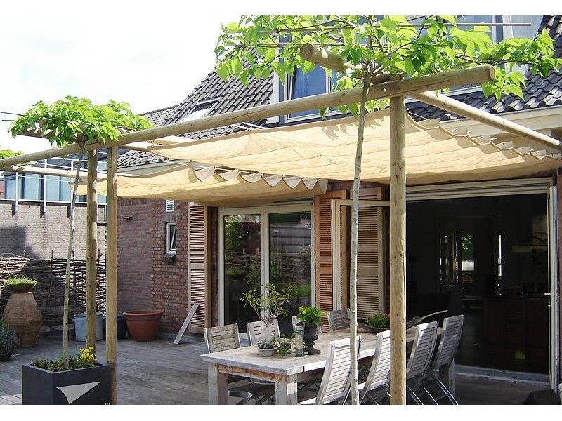 Artefact tint de jouwe Nesling coolfit harmonica schaduwdoek 2,9 meter breed 3 meter uitval - Te  Velde