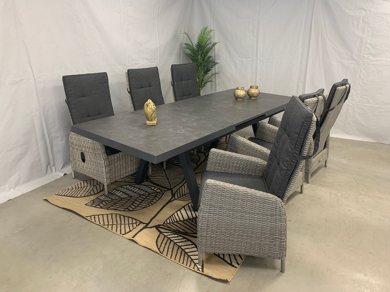 te-velde-tuinmeubelen-tuinset-monaco-260-tafel-met-6-ross-blended-grey-stoelen-rossblend6mona260
