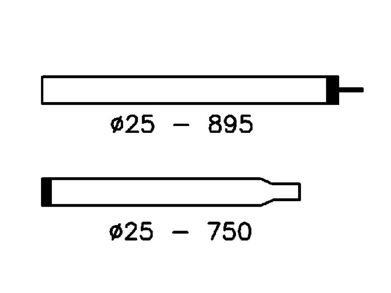 umefa-campking-windschermstok-2-delig-25-mm-150-cm-zilververzinkt-staal-6985060