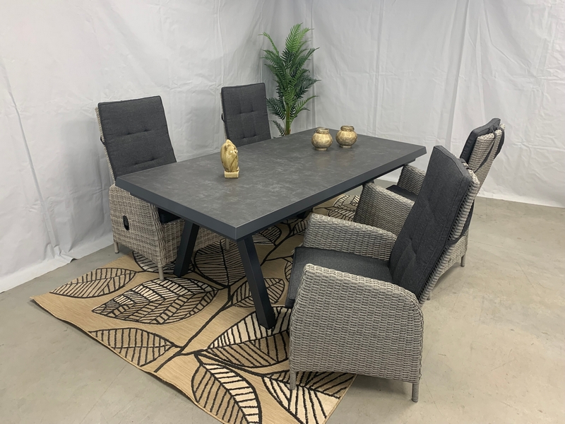 te-velde-tuinmeubelen-tuinset-monaco-260-tafel-met-4-ross-blended-grey-stoelen-rossblend4mona260