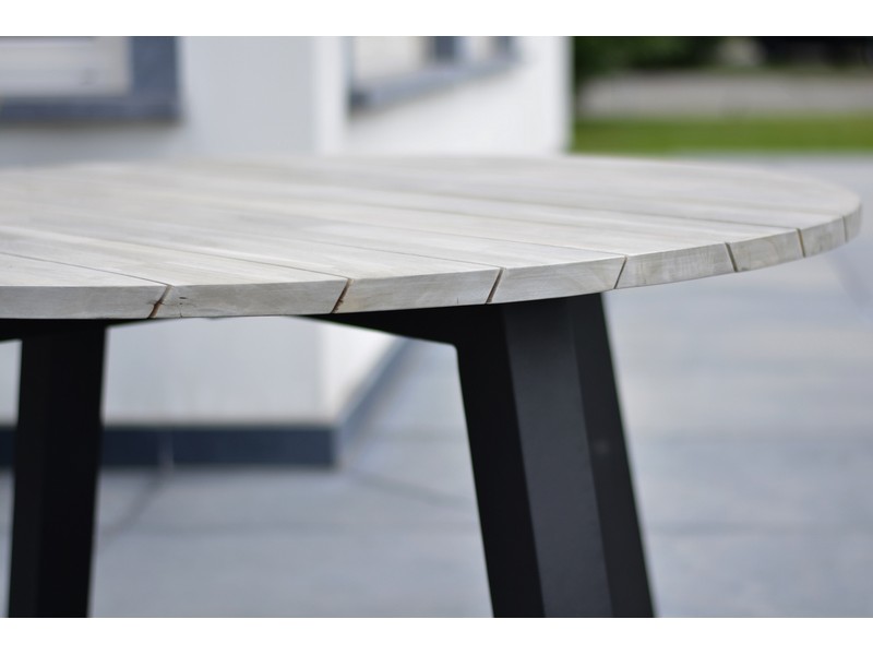 Zeemeeuw Een bezoek aan grootouders Geslaagd Taste by 4 Seasons Outdoor Derby teak-tuintafel 130 rond - Te Velde