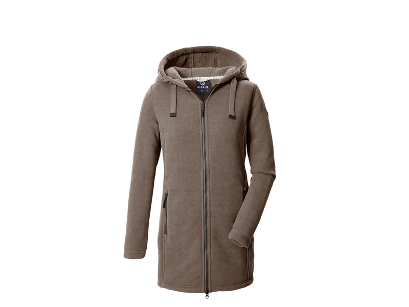 killtec-giga-dames-gebreide-fleece-parka-gw44-bruin-44954-332