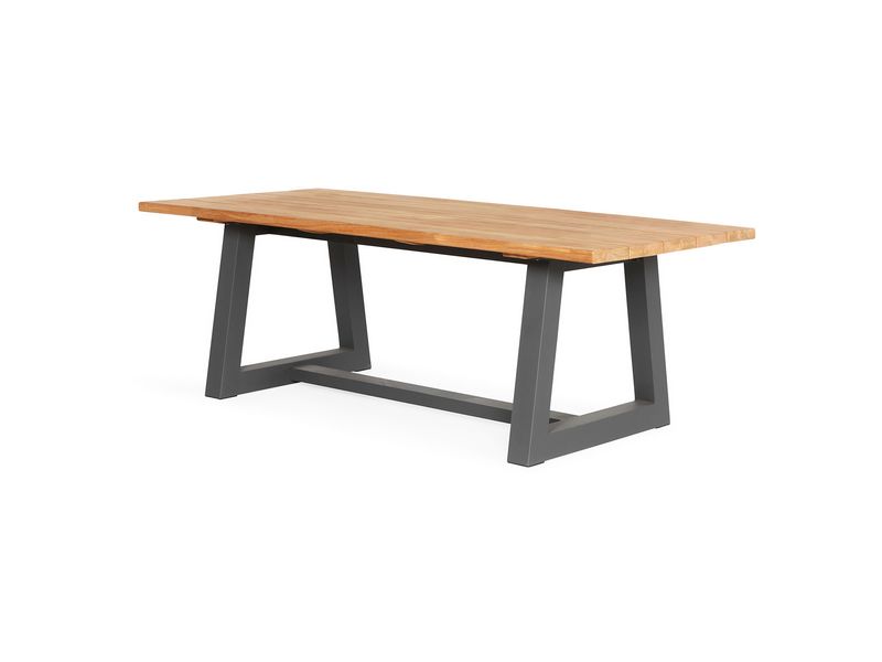 software oortelefoon Scheiden suns ovada aluminium teak tuintafel 220 - Te Velde