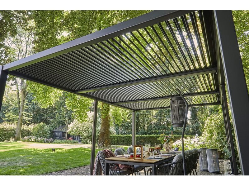 ego Vooruitgaan paar Suns maranza aluminium overkapping 720 x 350 x 230 - Te Velde