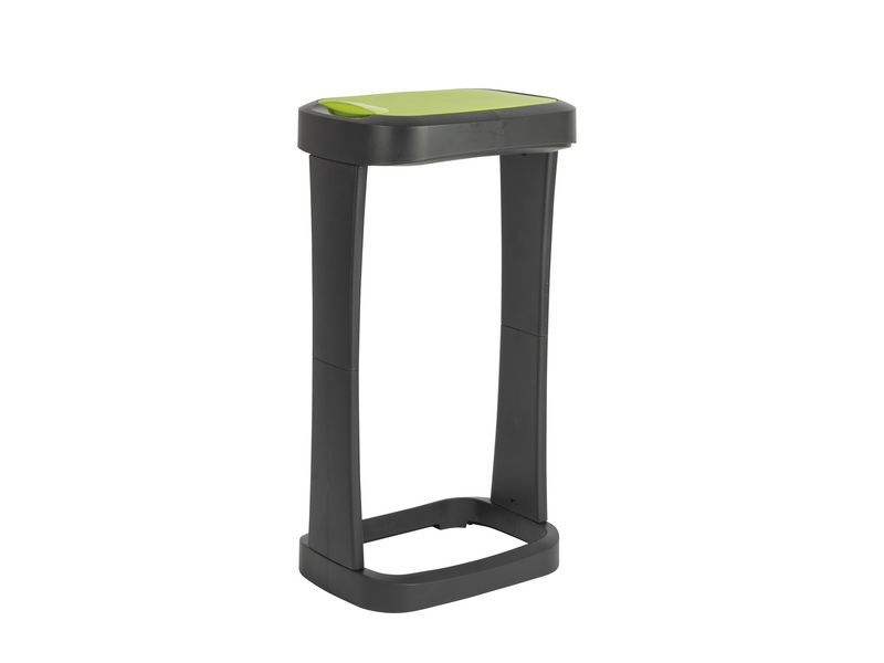 rival-vuilnishouder-flip-lid-groen-zwart