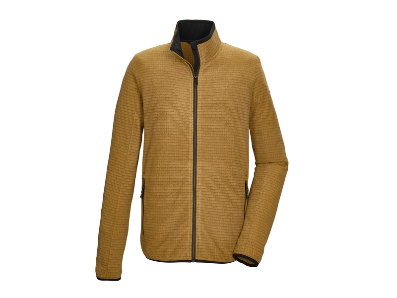 killtec-heren-gebreid-fleece-vest-kow-33-mosterd-geel-44438-608