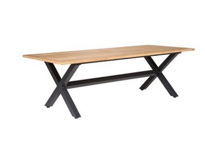 Teken erts Kostuums Te Velde tuinmeubelen Lucan aluminium-teak tuintafel - Te Velde