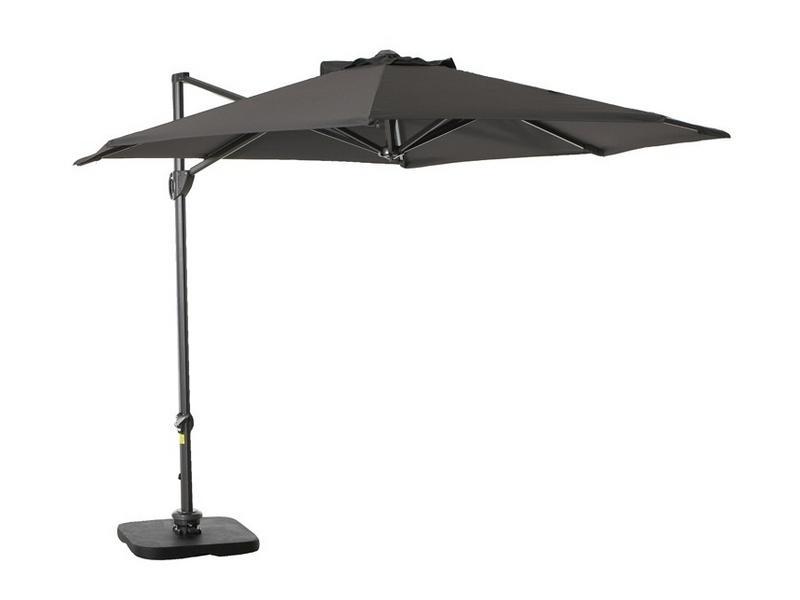 Zweef parasol? Garden Impressions Zweefparasol Hawaii II 3 mtr Grijs
