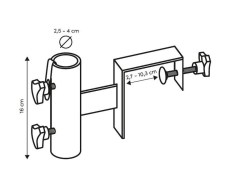 platinum-balkonsteun-top-railing-11-cm-7990