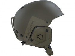 Salomon skihelm brigade stone grey