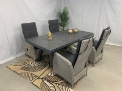 te-velde-tuinmeubelen-tuinset-monaco-260-tafel-met-4-ross-blended-grey-stoelen-rossblend4mona260