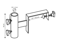 platinum-balkonsteun-top-railing-18-cm-7991