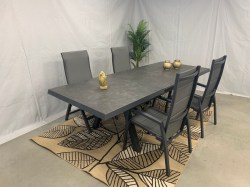 te-velde-tuinmeubelen-tuinset-monaco-260-tafel-met-4-pizano-stoelen-pizano4mona260