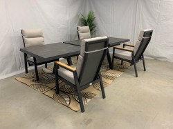 te-velde-tuinmeubelen-tuinset-monaco-260-tafel-met-4-palazzo-teak-stoelen-palteak4mona260