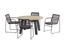 taste-by-4-seasons-outdoor-tuinset-elba+derby-ronde-tafel