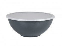 bo-camp-melamine-kom-met-deksel-grijs-26-cm