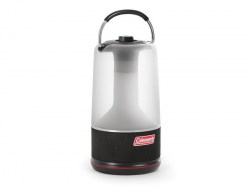 Coleman 360 Light & Sound Lanterna LED 400 Lumen Con Altoparlante Bluetooth - Luce A 360°, Resistente All'Acqua IPX4, Batteria Ricaricabile Power Bank, Per Campeggio E Emergenze, Nero