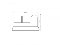 Eurotrail Bergen canopy room cs 410