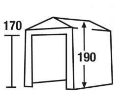 High Peak Multi schuur-tent