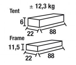 High Peak Multi schuur-tent