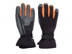 Sinner heren ski-handschoen wolf black-orange