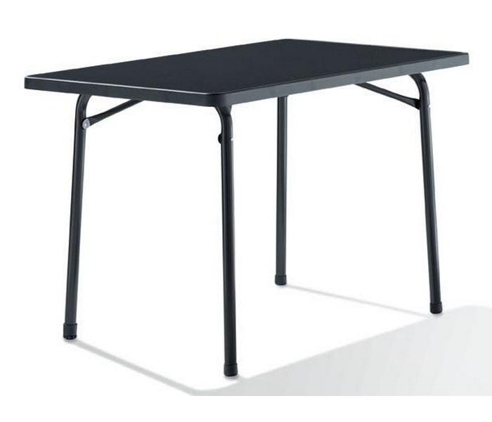 Sieger (camping) tafel 115 x 70 cm D.grijs leisteen decor
