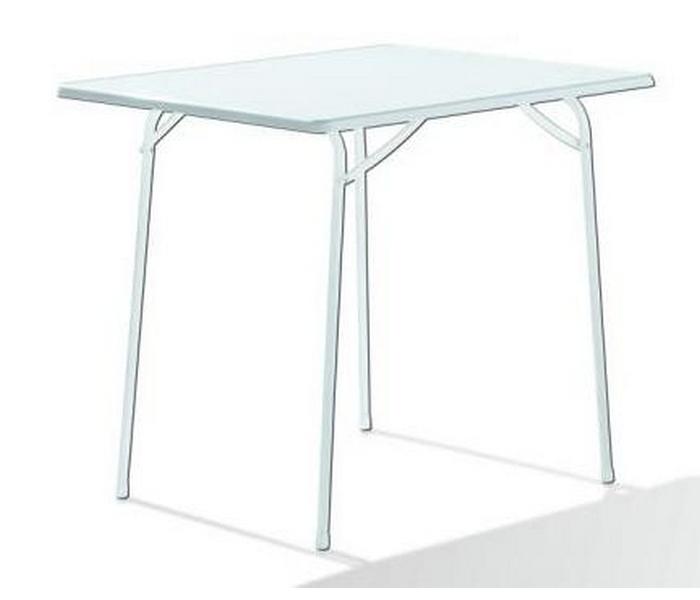 Sieger (camping) tafel 80 cm wit - Te Velde